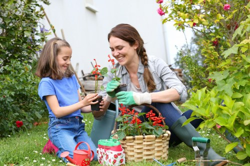 Beautifully landscaped garden by Twickenham Gardening Services
