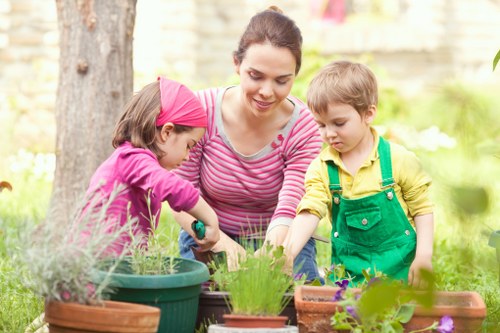 Professional gardeners working in Twickenham